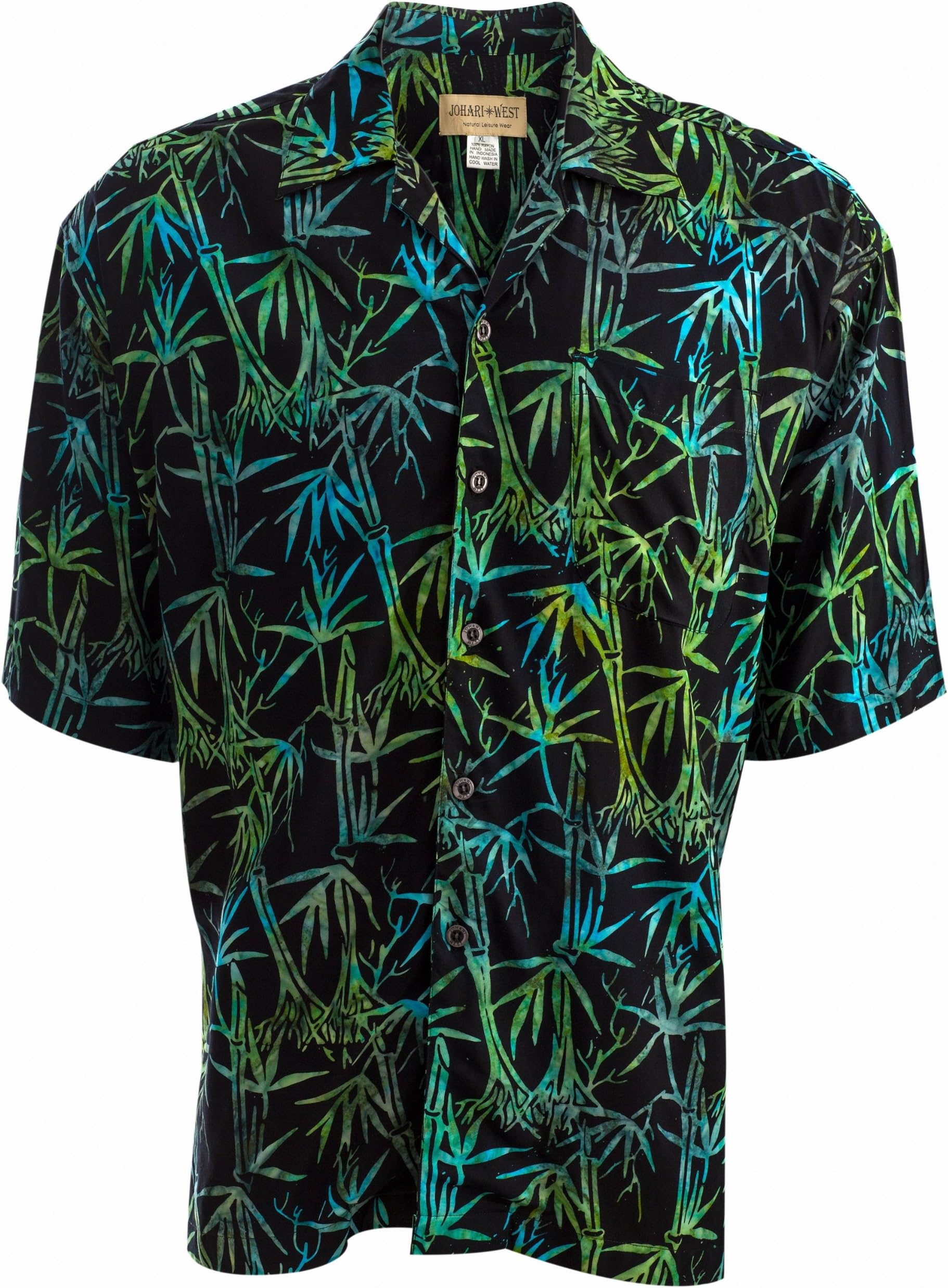 Johari West Evening Daze Rayon Batik Shirt