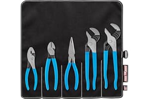Channellock TOOLROLL-3 5-Piece Plier Set in Handy Tool Roll