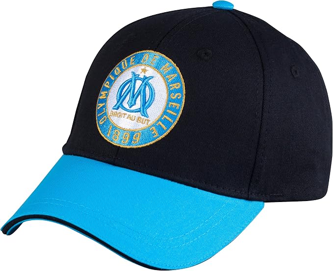 Bonnet Pompon Olympique De Marseille OM - Taille Adulte - Matière Acrylique - Collection Officielle