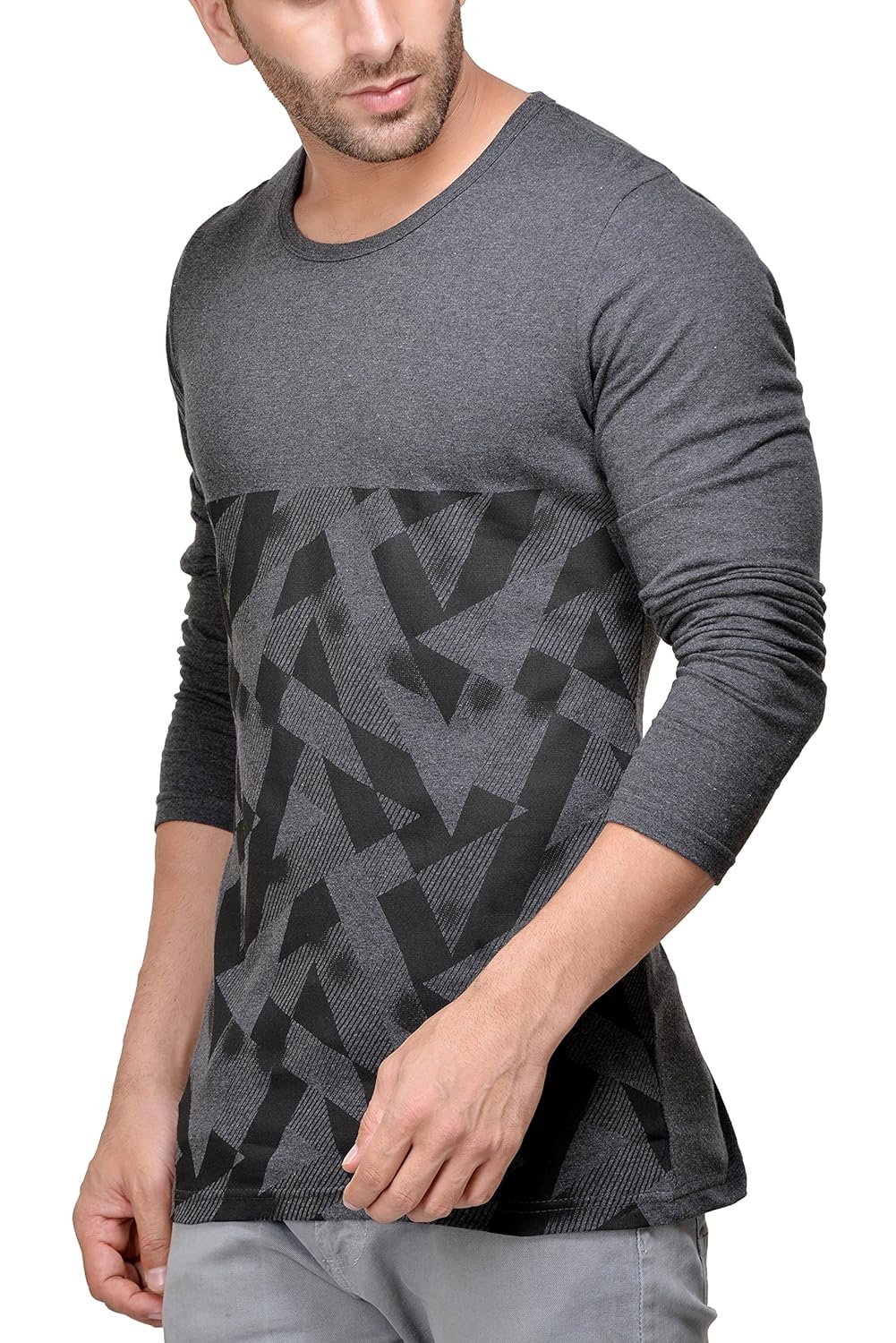 men's cotton t-shirt (grey)