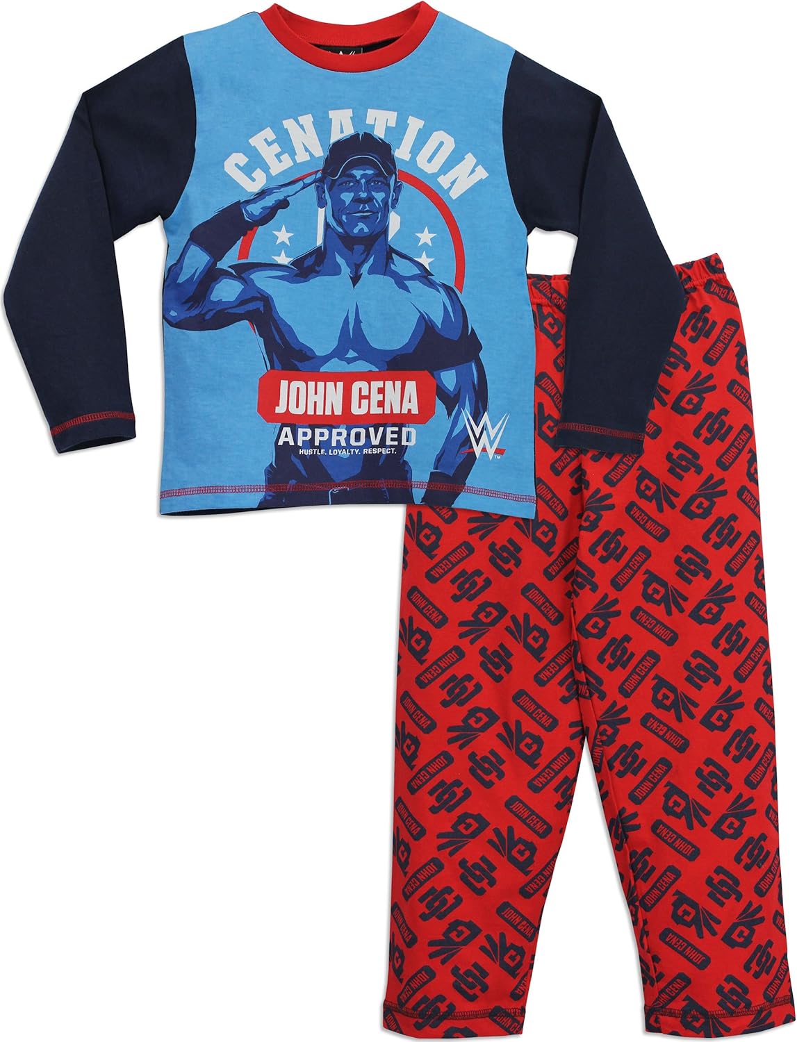 Wwe Jungen John Cena Schlafanzug 158 Amazon De Bekleidung