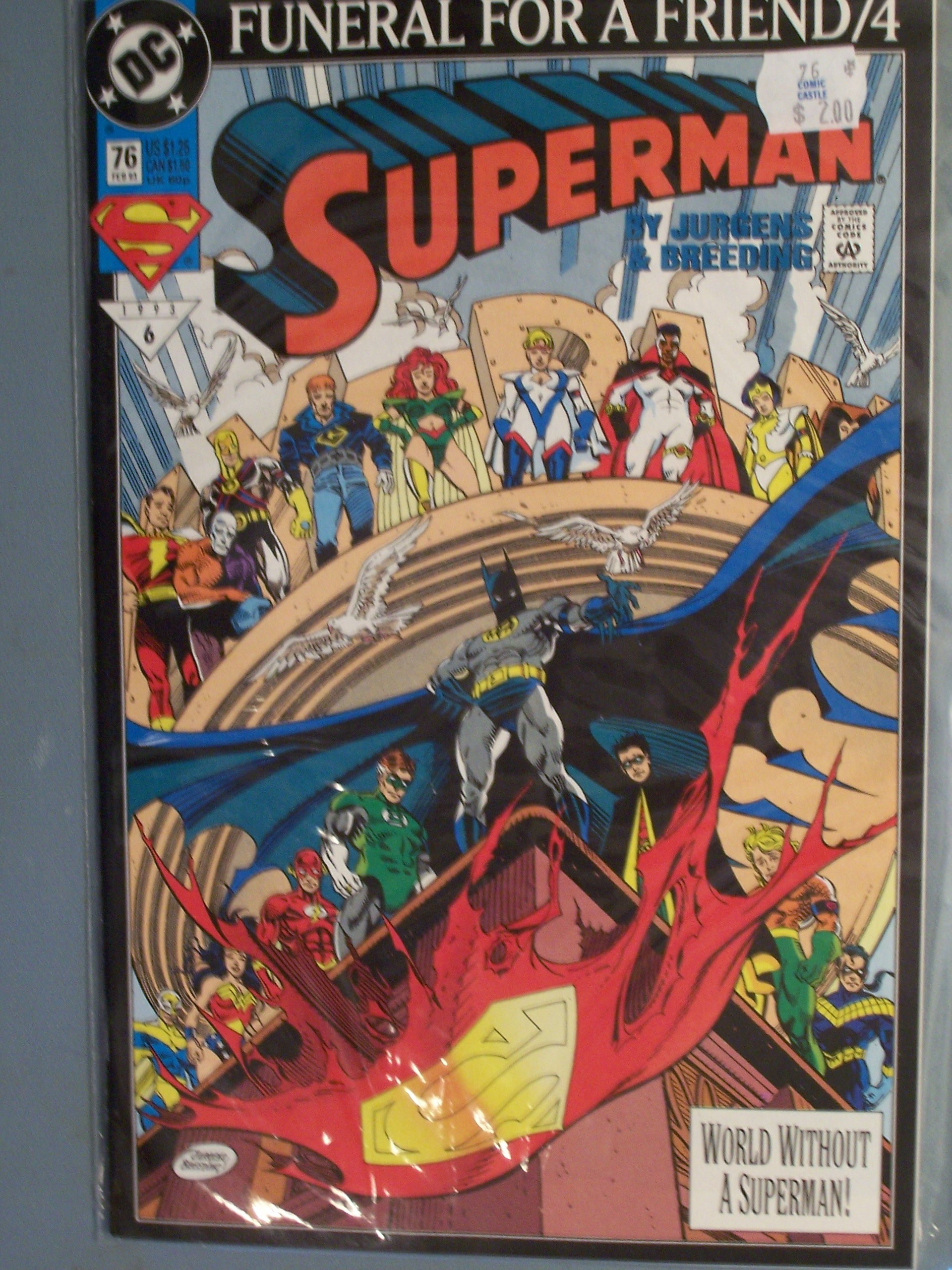 Amazon Com Funeral For A Friend Superman 76 Jurgens
