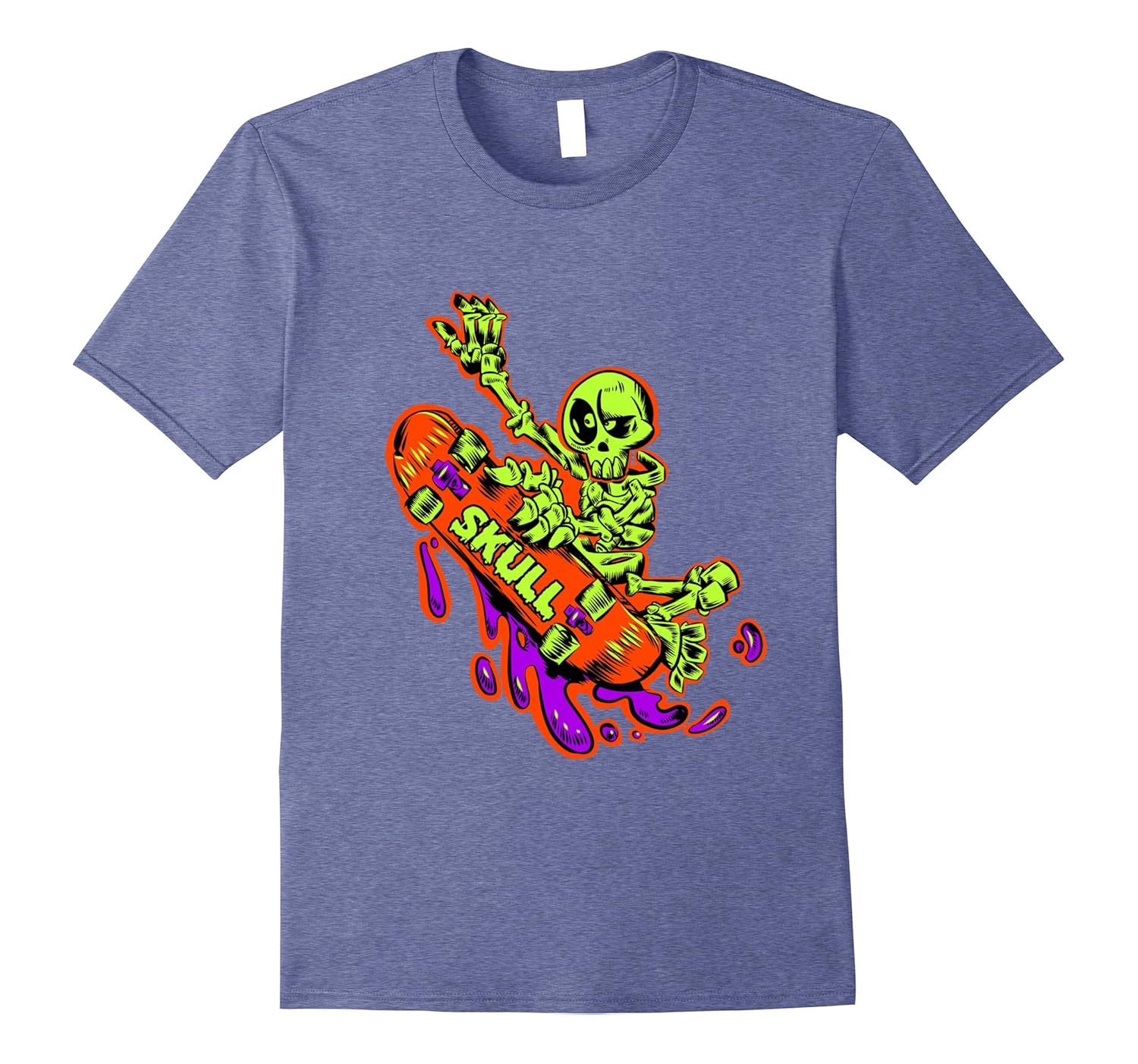 Best Skateboarding TShirt Skeleton Punk Skateboard Tee GiftCL Colamaga