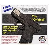 GT-5000 (3 strips) Grip Tape for guns, cell phones, cameras, knives, tools - makes anything "Grippy".