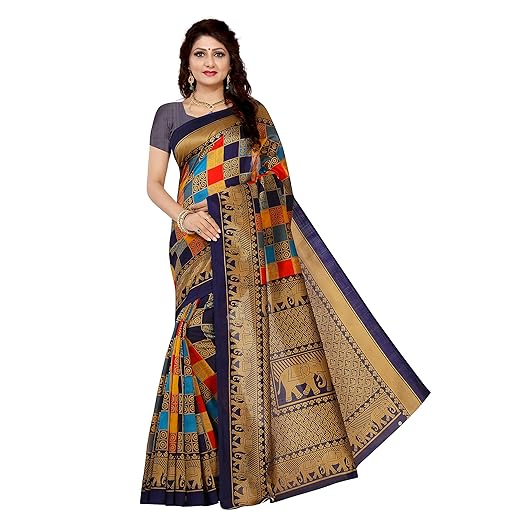 Silk Saree with Blouse Piece (Free Size)