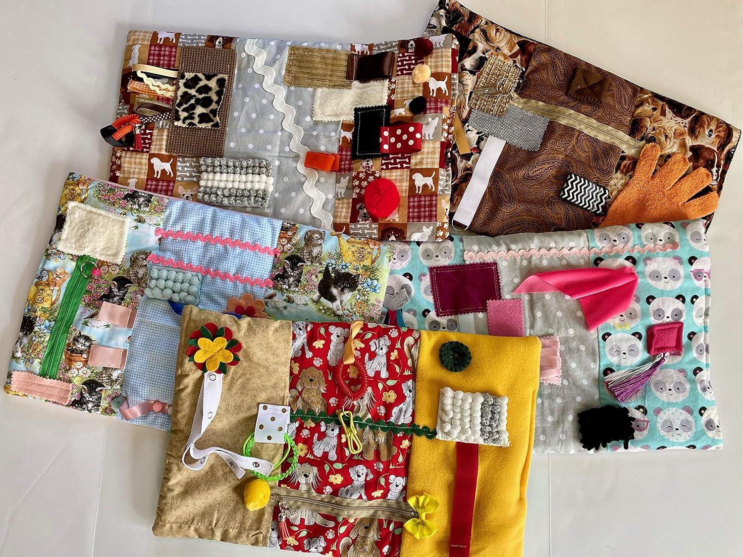 Fidget Blanket for Dementia, 14" x 22" MEMORY CARE