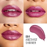 Rimmel Lasting Finish Lipstick Amethyst Shimmer 084 Creamy Satin 8 HR Wear view 2