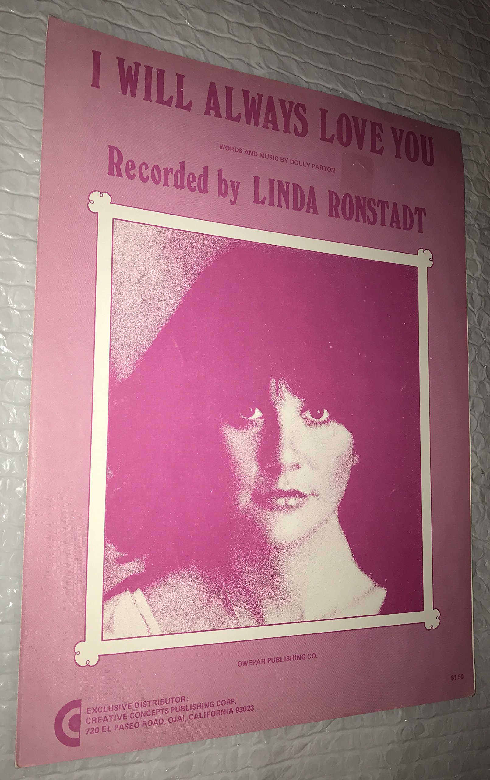 I Will Always Love You Recorded By Linda Ronstadt Dolly Parton