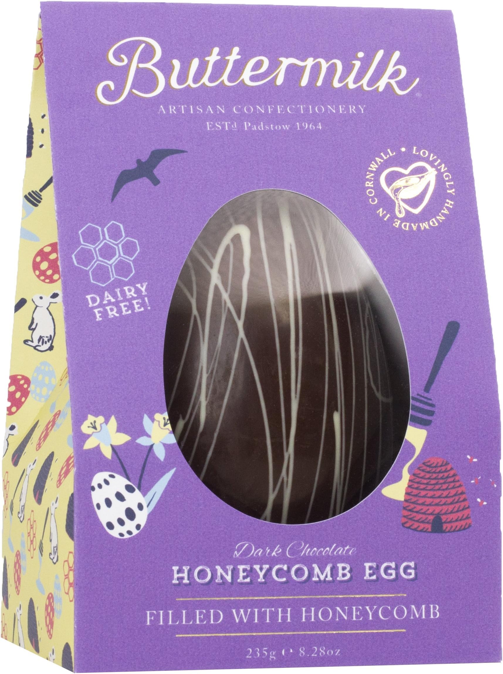 Buttermilk Dark Chocolate Honeycomb Easter Egg