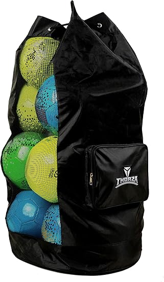 mesh soccer ball bag