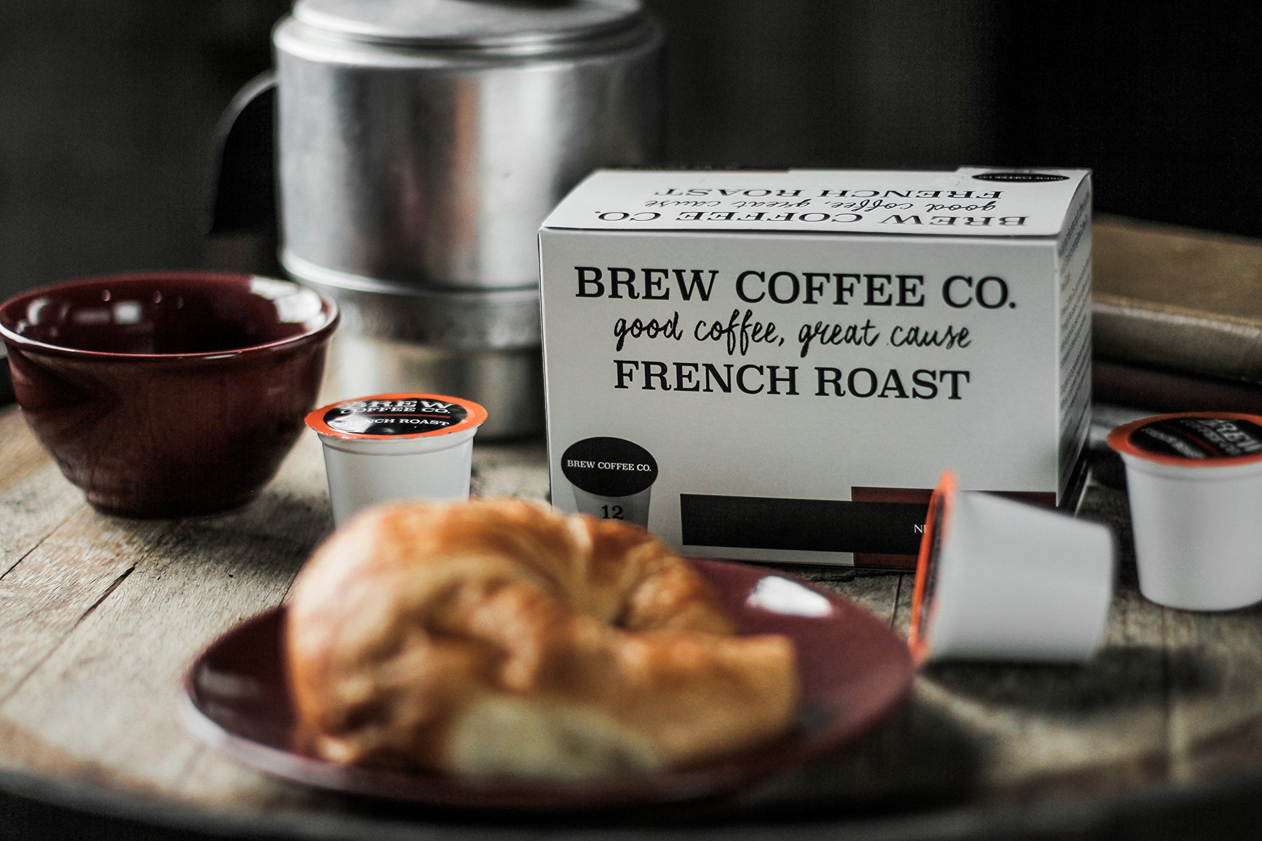 Brew Coffee Co - Keurig for Single Serving Coffee Cups - French Roast
