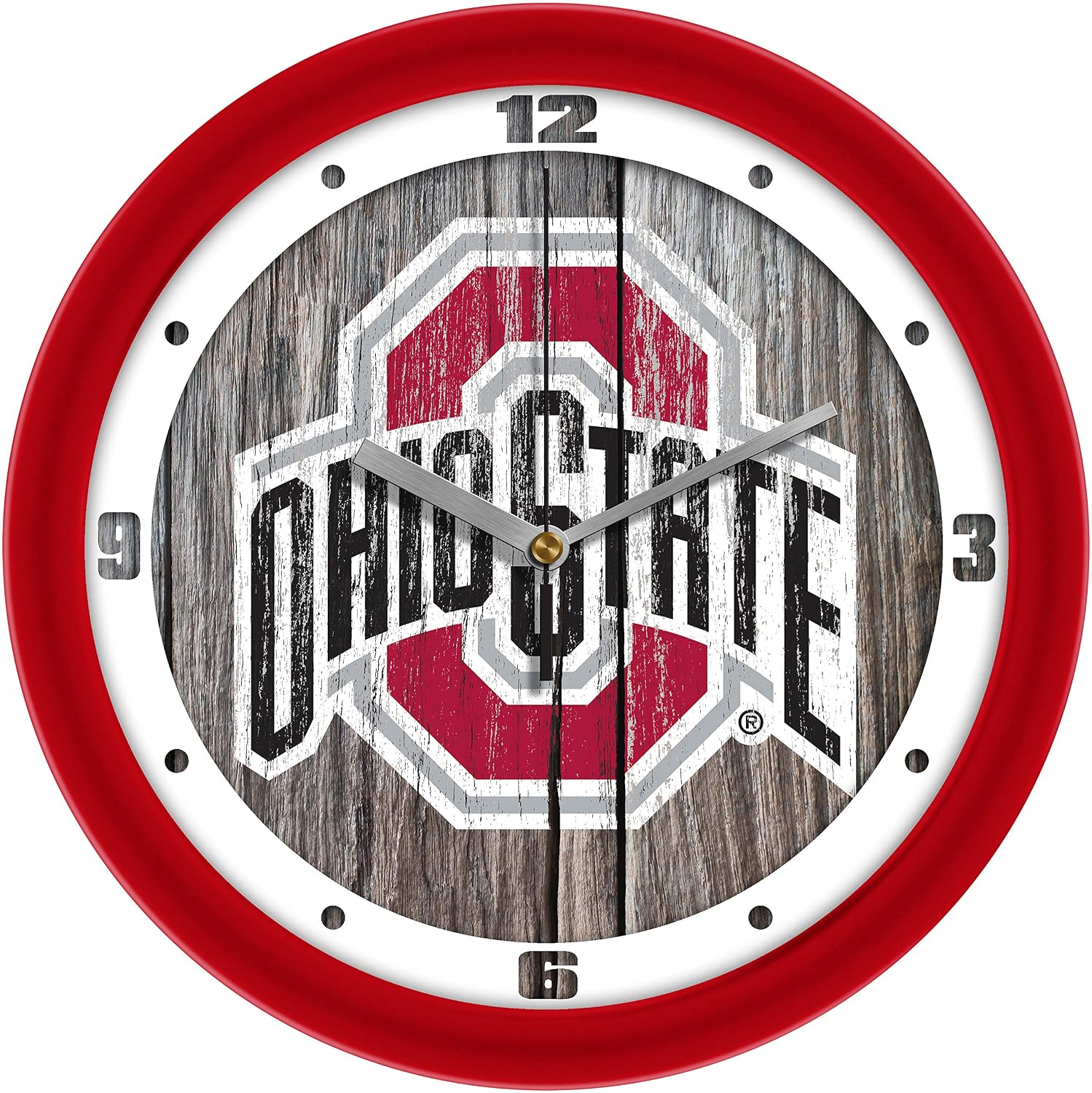 Buy Suntime Ohio State Buckeyes Weathered Wall Clock Online At Low Prices In India Amazonin