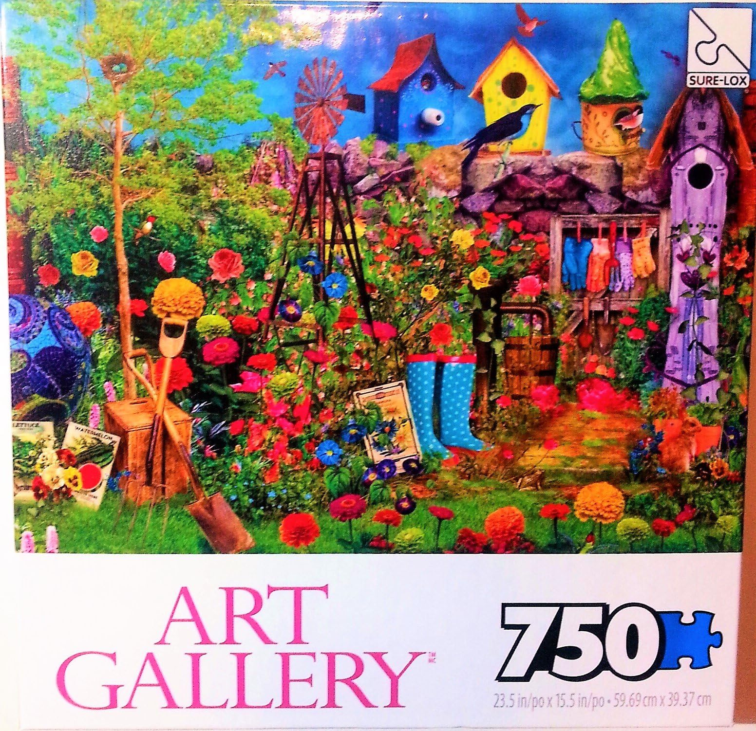 Art Gallery Jigsaw Puzzle : Summer Garden - 750 Pcs 23in x 15.5 in (59.69cm x 39,37cm)