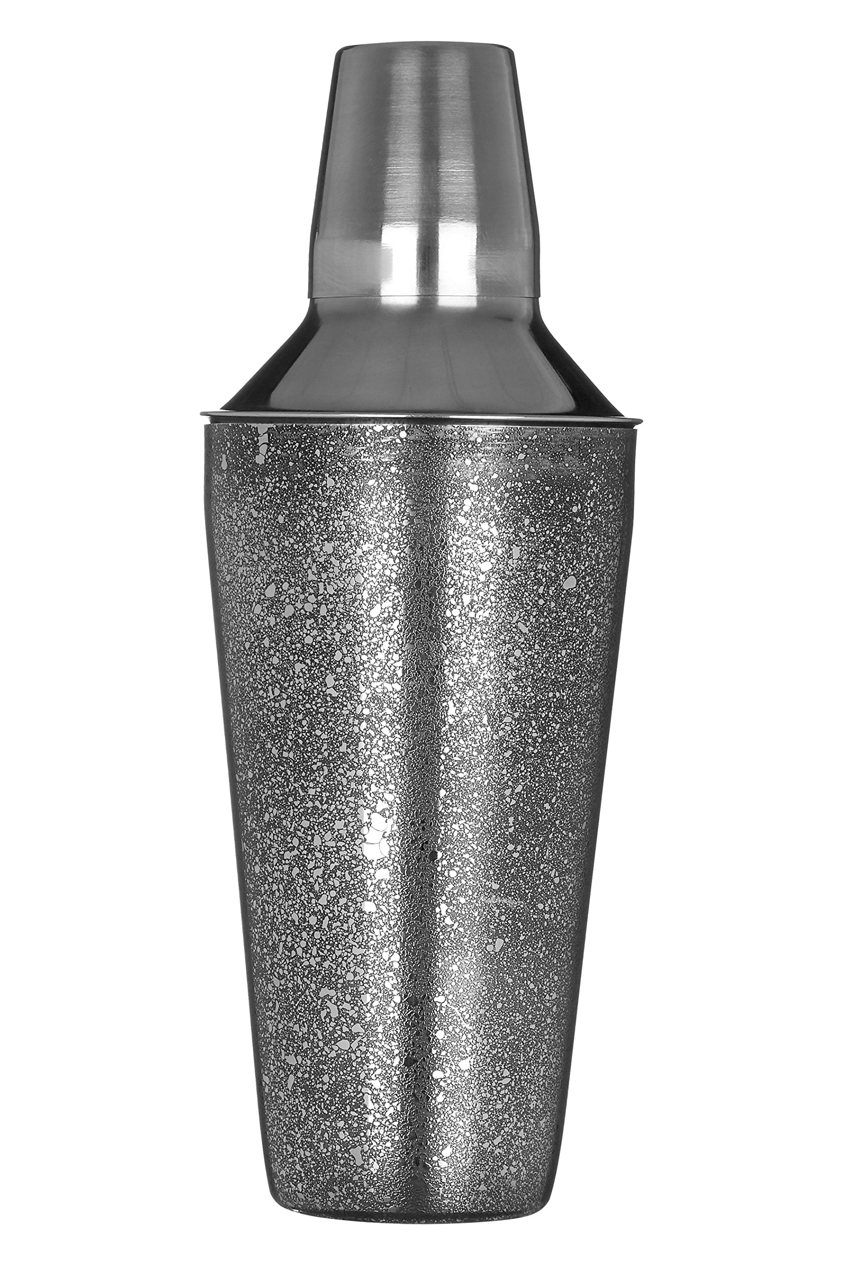 Premier Housewares Cocktail Shaker, Stainless Steel, Silver, 10 x 10 x 25 cm