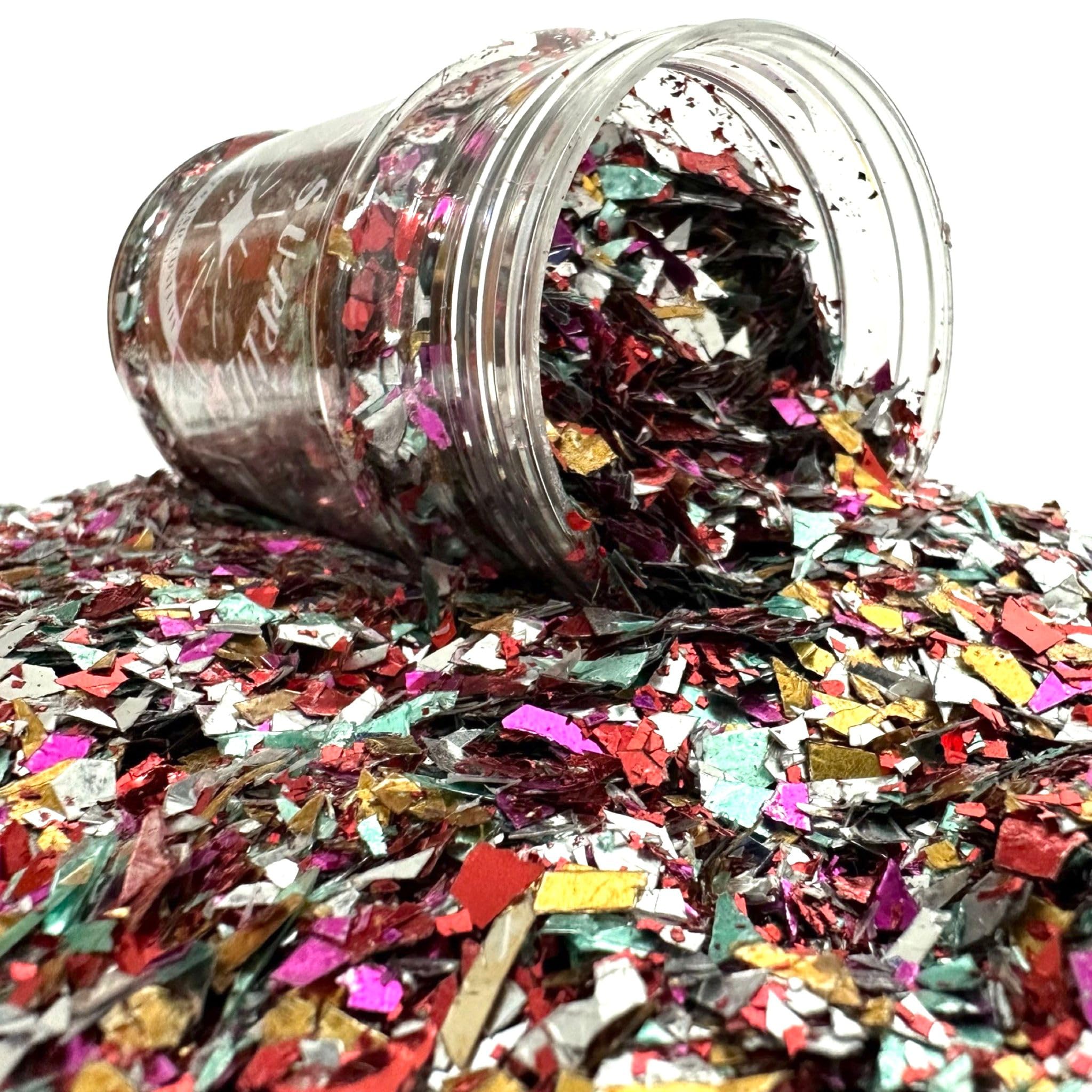Multi-Coloured Confetti Jar