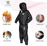 AQF Heavy Duty Sauna Sweat Track Suit Size Medium Men Women view 6