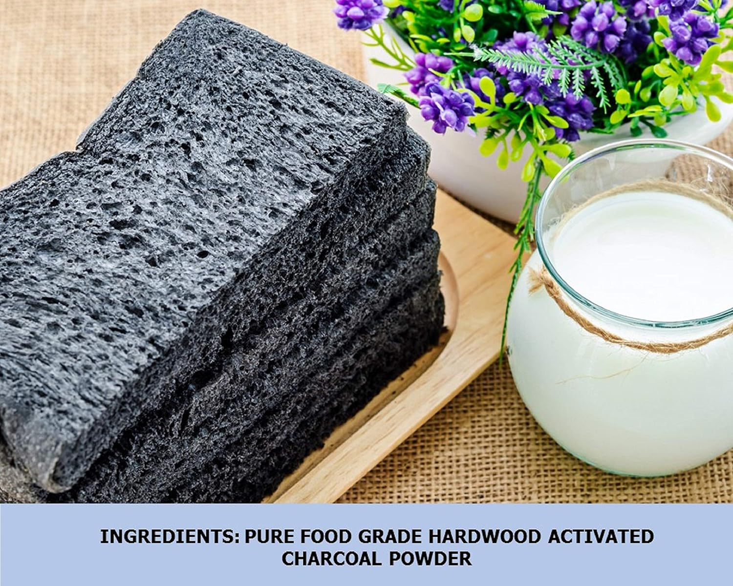Hardwood Activated Charcoal Powder 100 Percent from USA Trees 8 oz. All Natural. Whitens Teeth, Rejuvenates Skin and Hair, Detoxifies, Helps Digestion, Treats Poisoning, Bug Bites, Wounds. FREE scoop.: Health & Personal Care