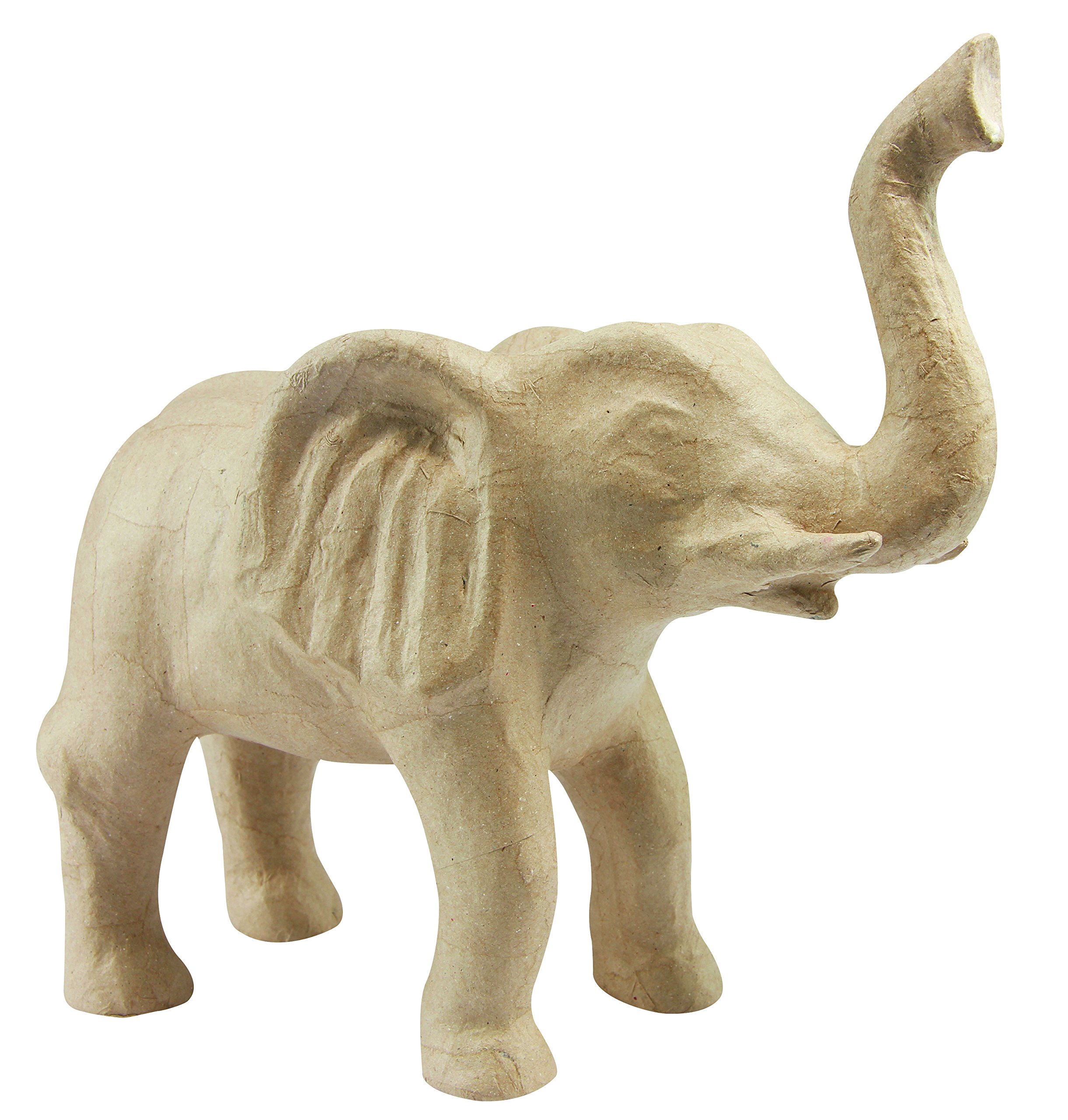 Décopatch - Ref MA006O - Medium Elephant - Papier Maché Object to Decorate - 30 x 12 x 28cm - Decorate with Décopatch Papers & PaperPatch Glue, Glitter, Paints — image 1