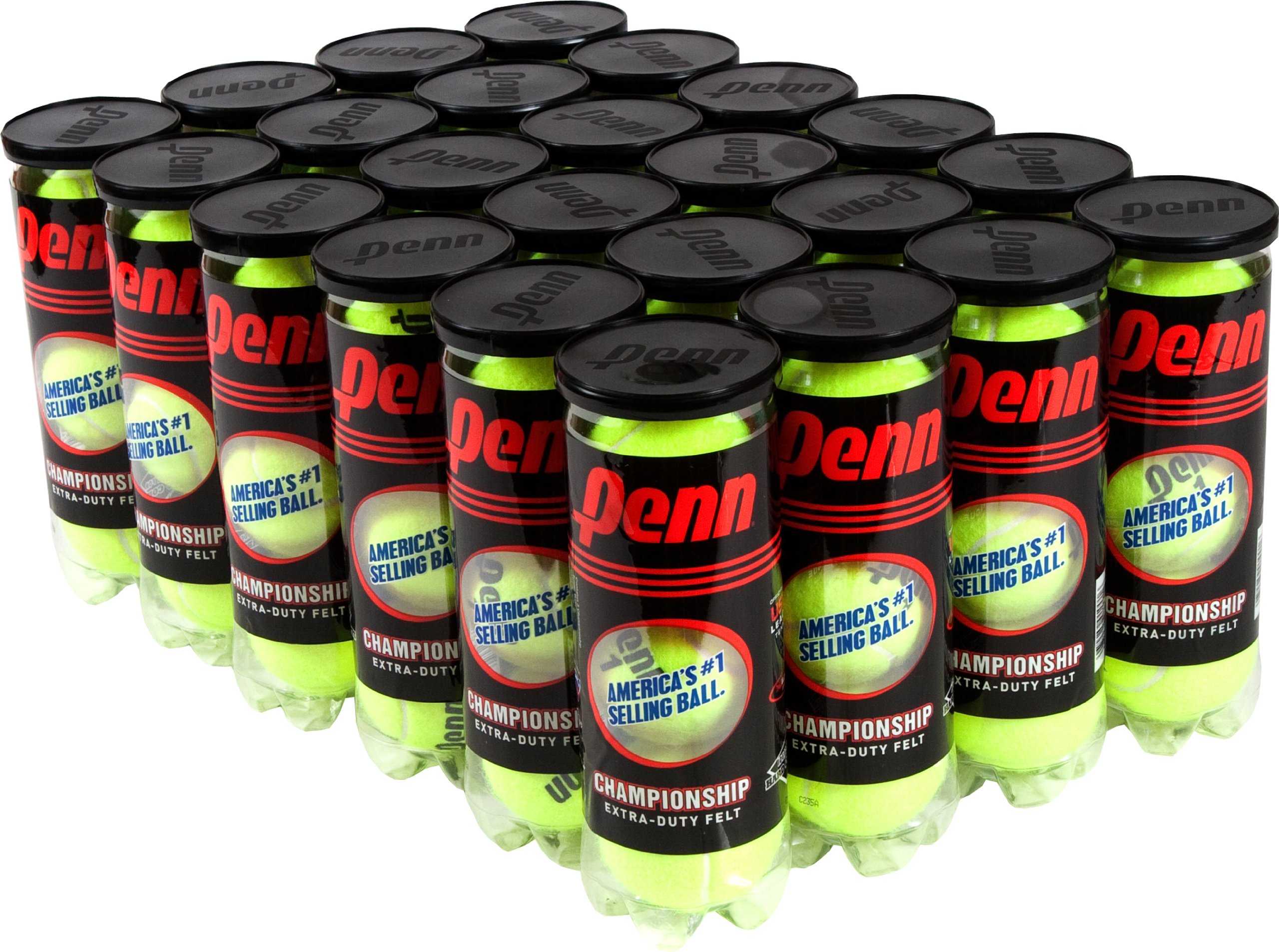 Penn Championship Tennis Balls Extra Duty Felt Pressurized Tennis
