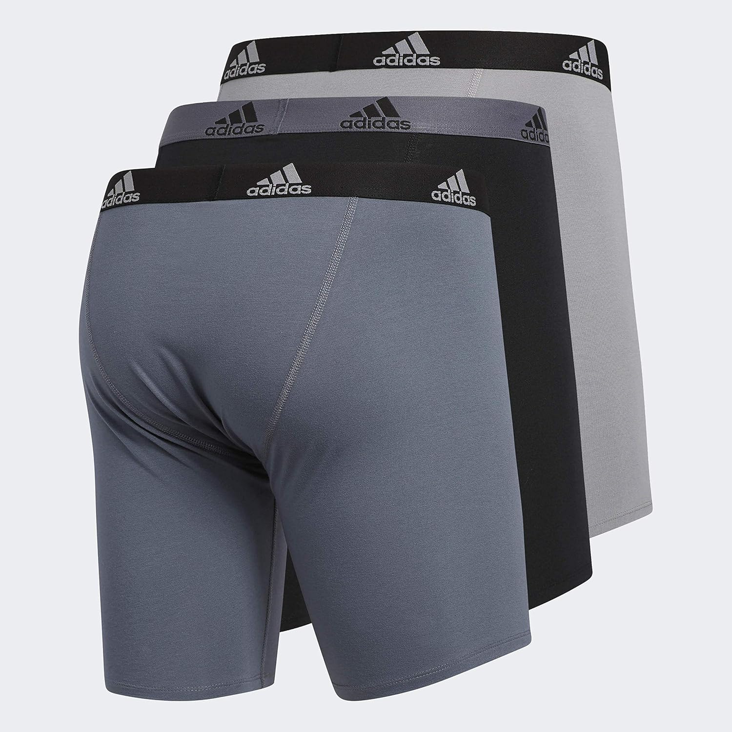 adidas Men's Stretch Cotton Midway Underwear (3-Pack): Clothing