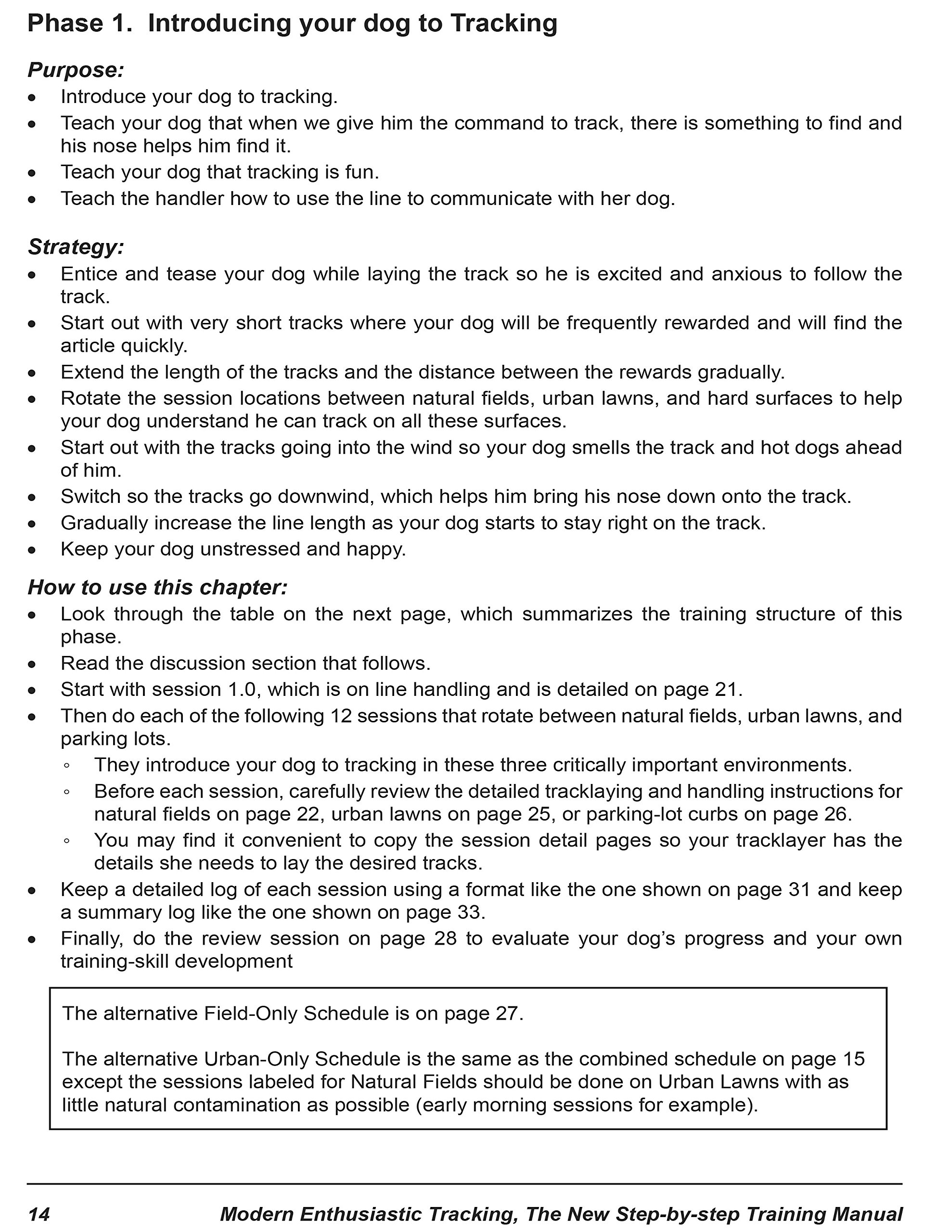 Modern Enthusiastic Tracking, The New Step-by-Step Training Handbook:  William (Sil) Sanders: 9781892119216: Amazon.com: Books