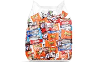 TABOOM Halloween Hershey Bulk Chocolate Candy Individually Wrapped - 5 LB Box Halloween Candy Variety Pack Milk Chocolate Bars for Trick-or-Treating, Party Favors, and Snacks