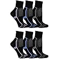 Fruit of the Loom Women's Cool Zone Cotton Cushioned Ankle Socks (6 Pair Pack)