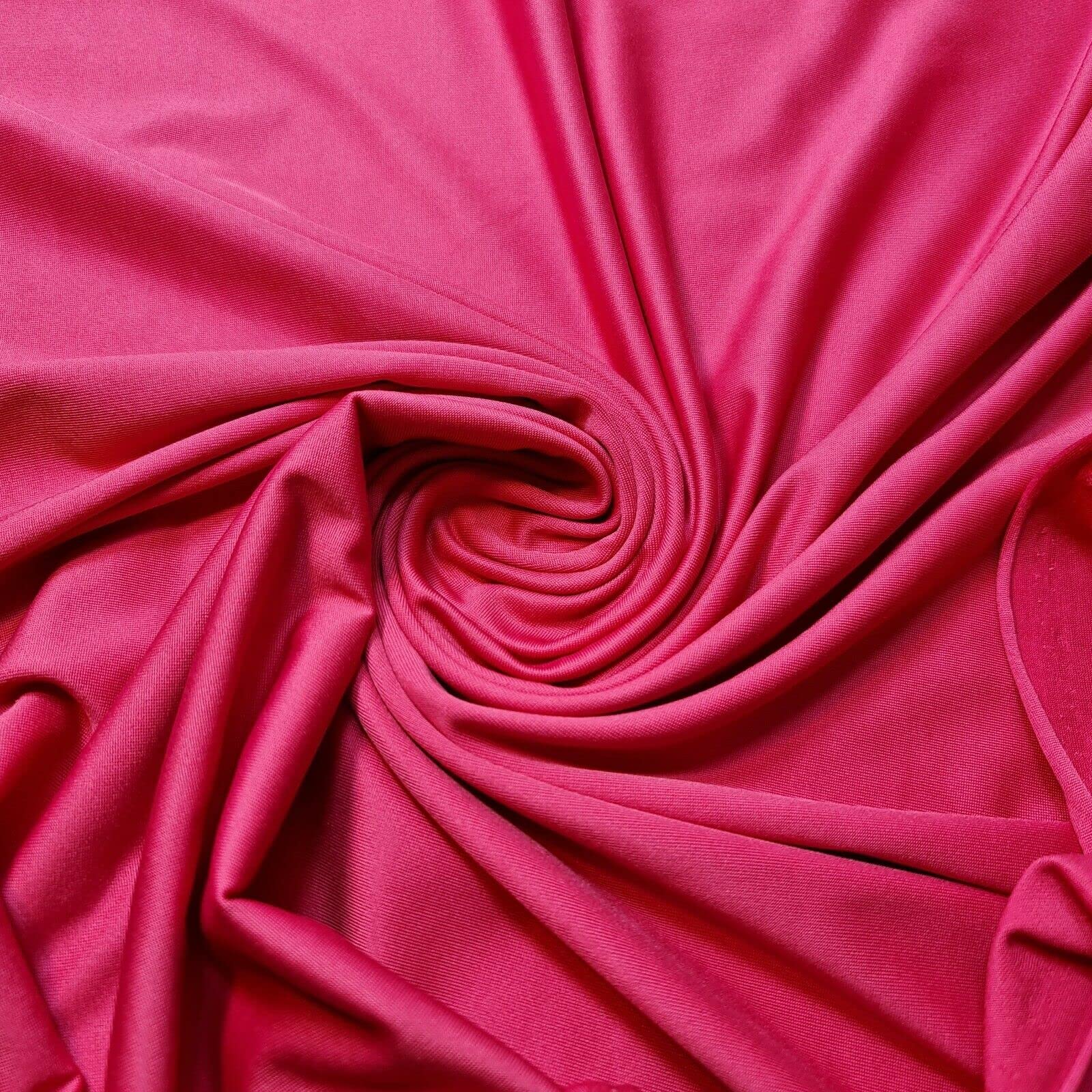 Plain/Printed ITY Spandex Jersey Elastane Stretch Dress Leggings Fabric 58" - 150cm Wide Sold As 1 Meter Pre - Cut Lengths (Coral)