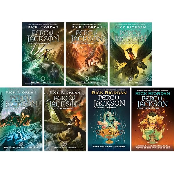 Percy Jackson The Ultimate Collection 5 Books Set Epic Heroes