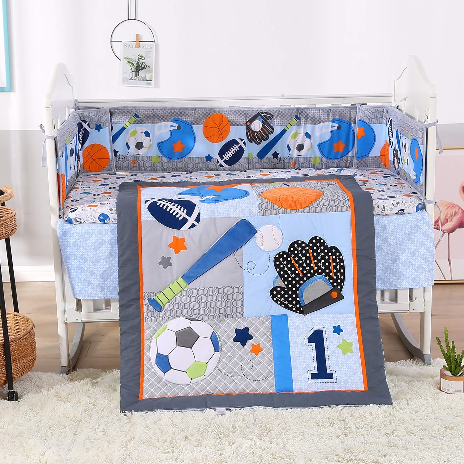 baseball nursery bedding