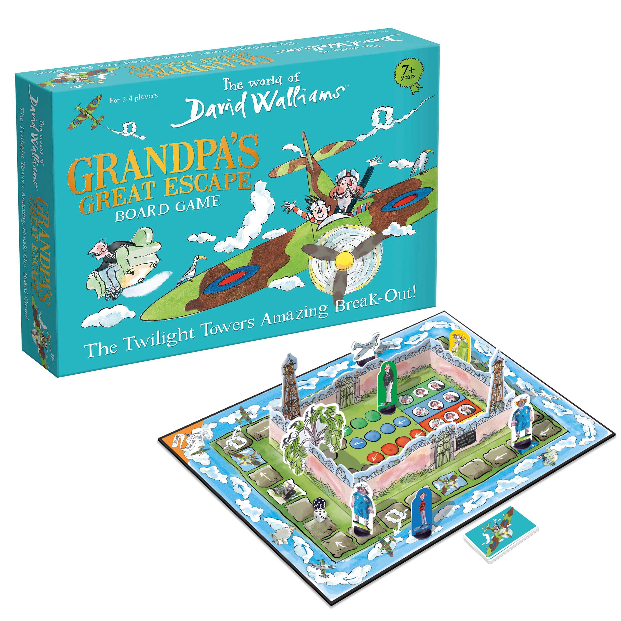 The World of David Walliams 7405 Grandpa's Escape Board Game