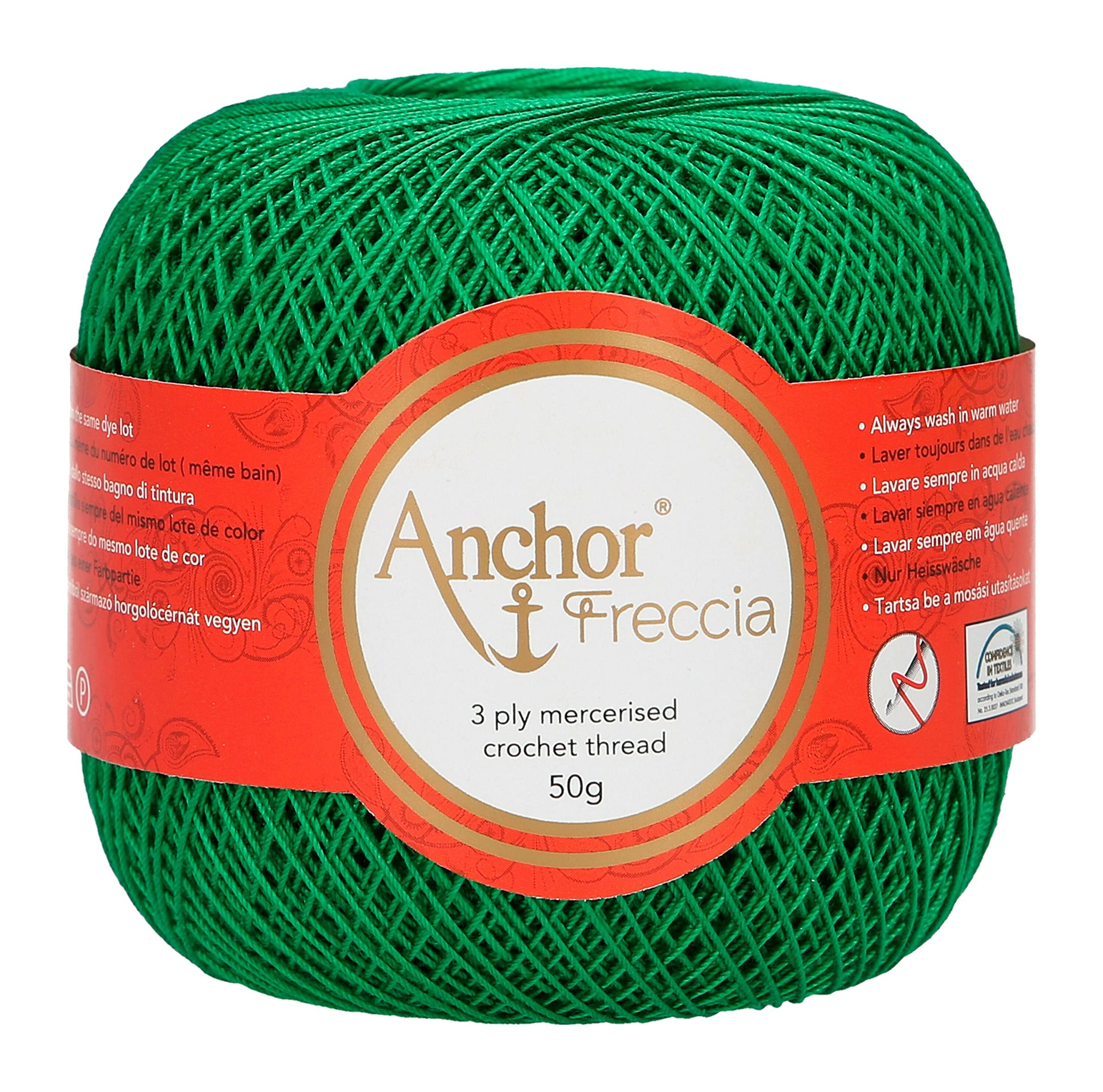 Anchor 4771016-00227 Crochet Yarn, 100% Cotton, 227, Thickness 16, 88 g