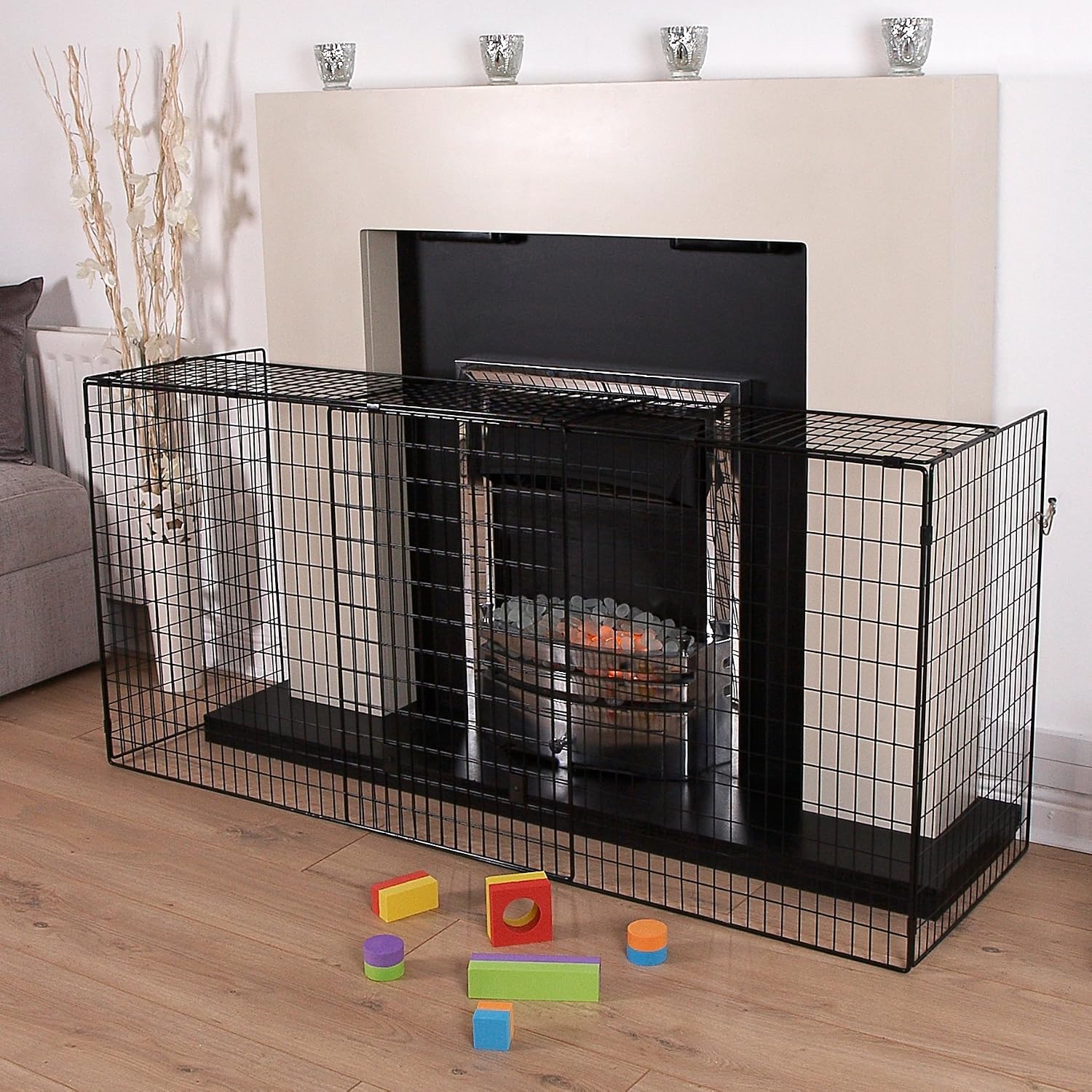 Clippasafe Extendable Fireguard, Black - Image 3