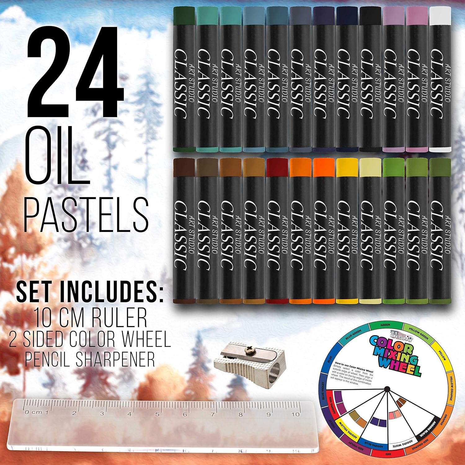 US Art Supply 82 Piece Deluxe Art Creativity Set in Wooden Case with Bonus 20 Additional Pieces - Deluxe Art Set