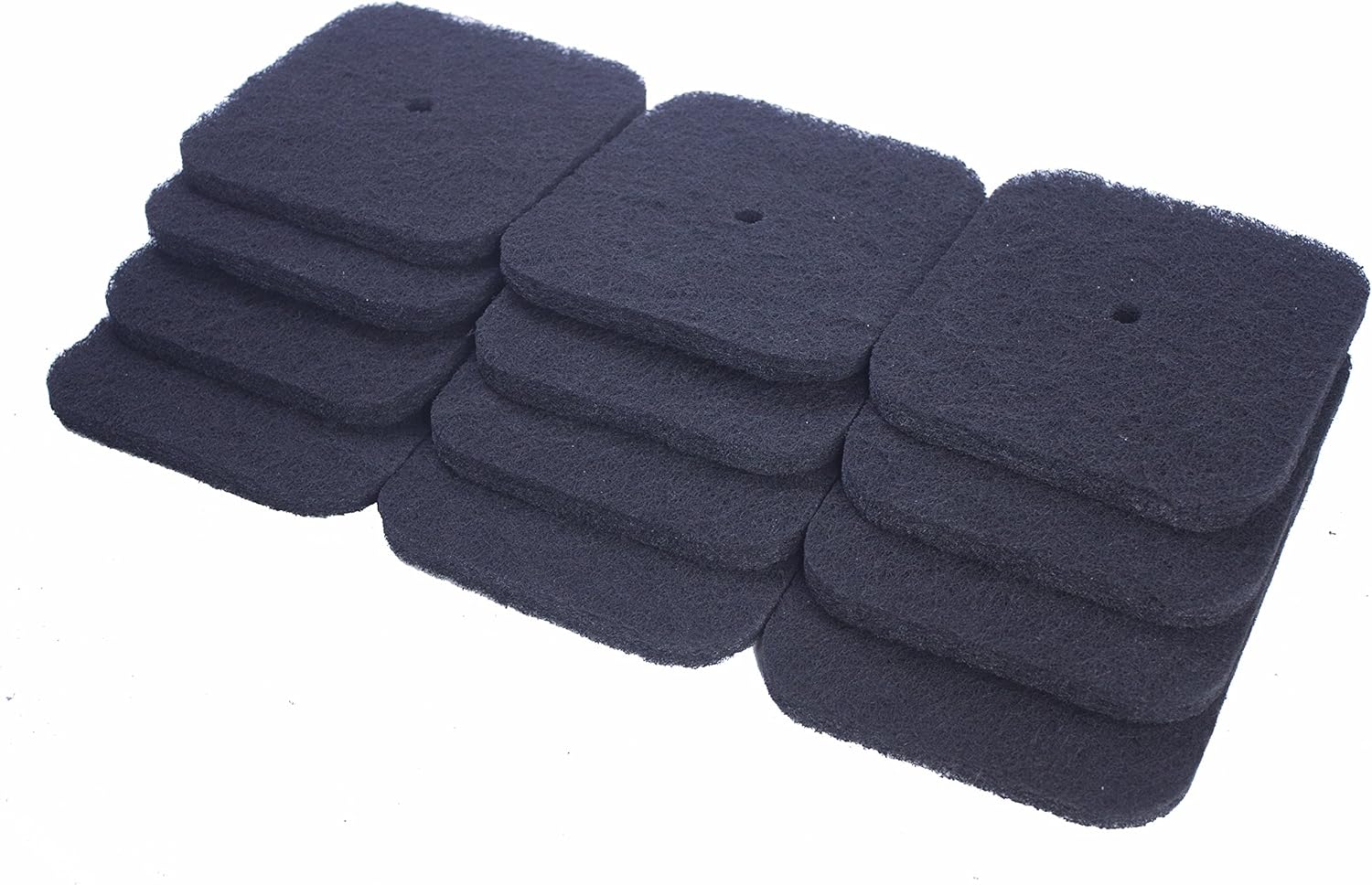 LTWHOME Replacement Carbon Filter fit for Catit Hooded and Jumbo Hooded Cat Pans codes 50695, 50696, 50700, 50701, 50702 (Pack of 12)
