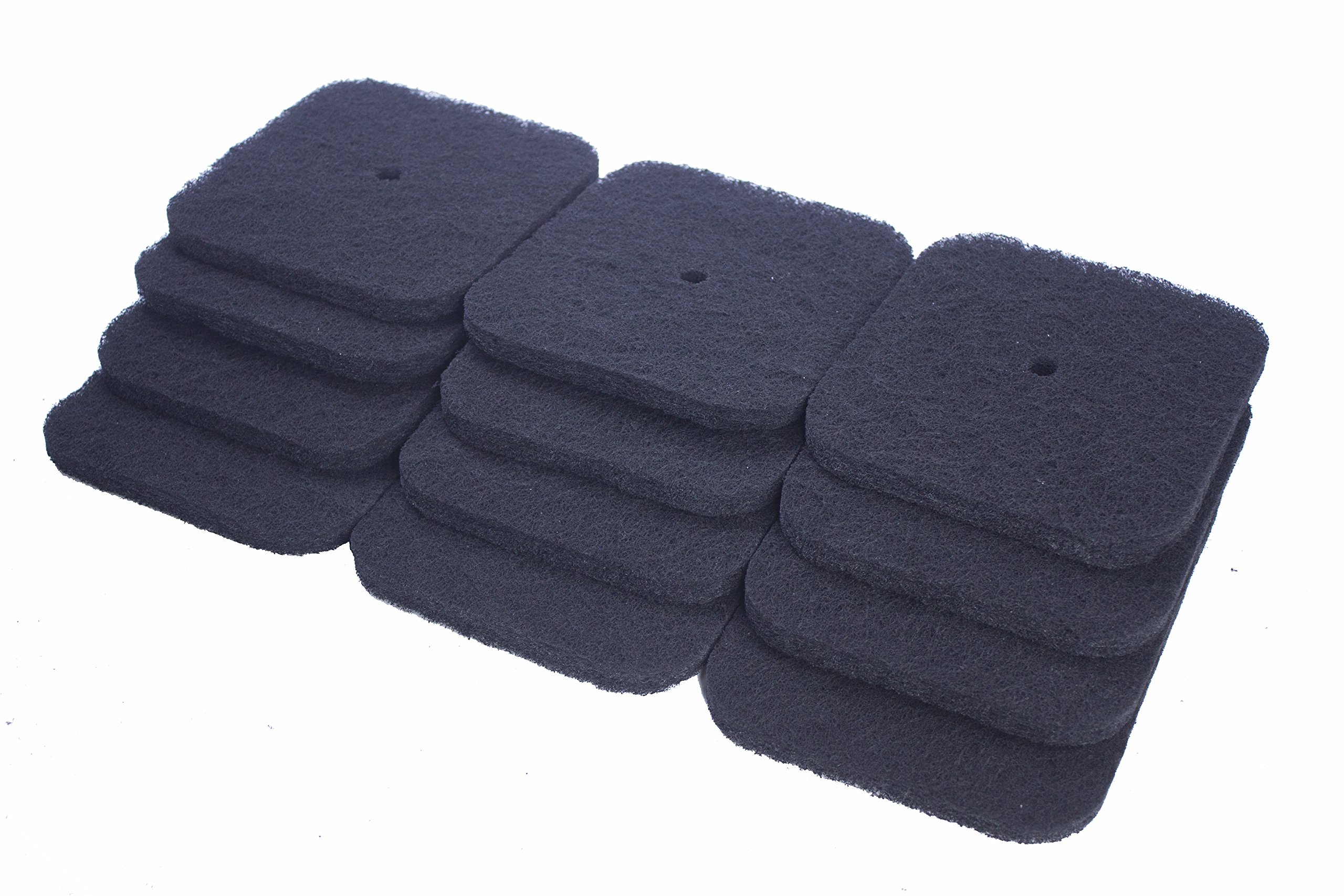 LTWHOME Replacement Carbon Filter fit for Catit Hooded and Jumbo Hooded Cat Pans codes 50695, 50696, 50700, 50701, 50702 (Pack of 12)