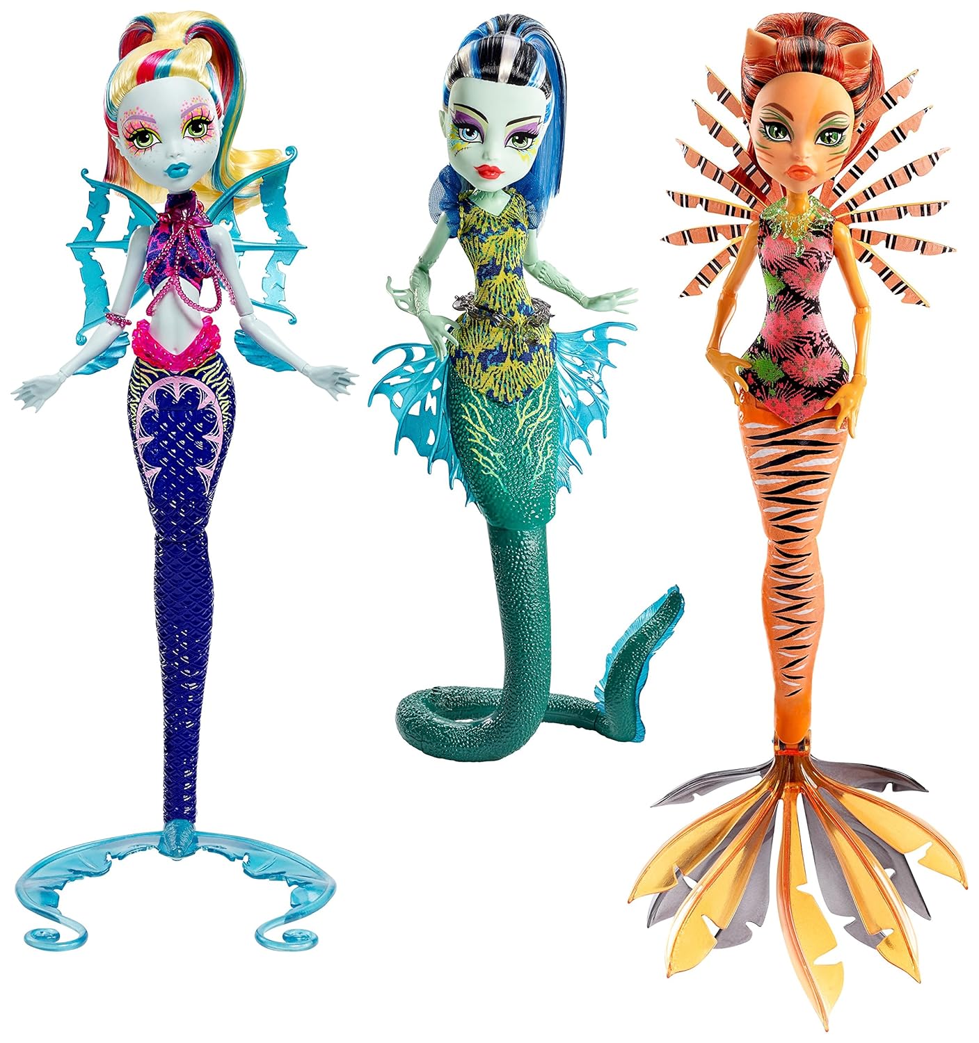 Monster High Das Große Schreckensriff 3er Pack aller leuchtenden Monsterfische
