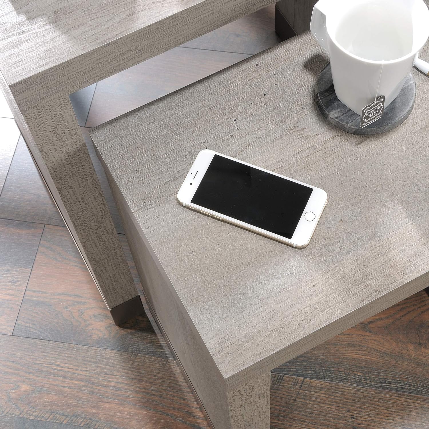 Sauder Manhattan Gate Nesting Tables, Mystic Oak finish: Furniture & Decor