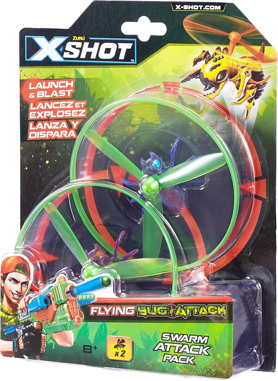 Zuru X Shot Bug Attack Flying Bugs 2pack Refill Amazon Co Uk Toys Games