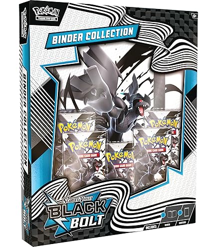 Amazon.com : Pokemon TCG: Scarlet & Violet—Prismatic Evolutions Binder  Collection : Toys & Games