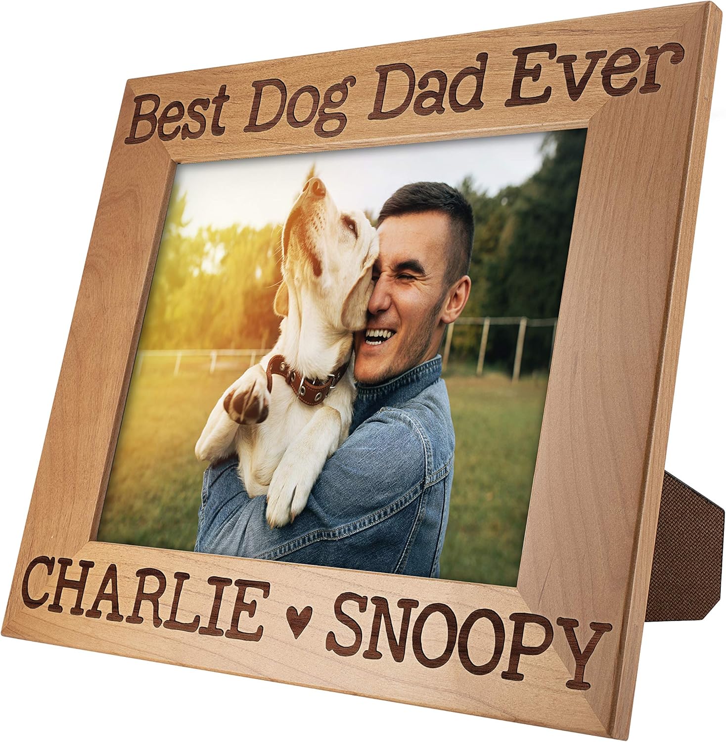 dog dad picture frame