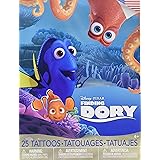 Amazon Com Tatuajes Temporales De Disney S Finding Dory 75 Ct Belleza Y Cuidado Personal