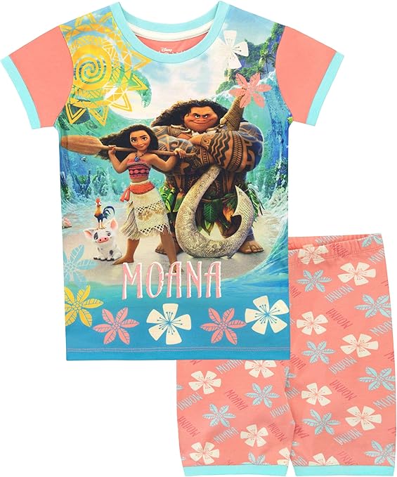 Disney Girls Moana Pajamas Clothing