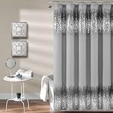 Lush Decor Shimmer Sequins Shower Curtain 72" x 70"