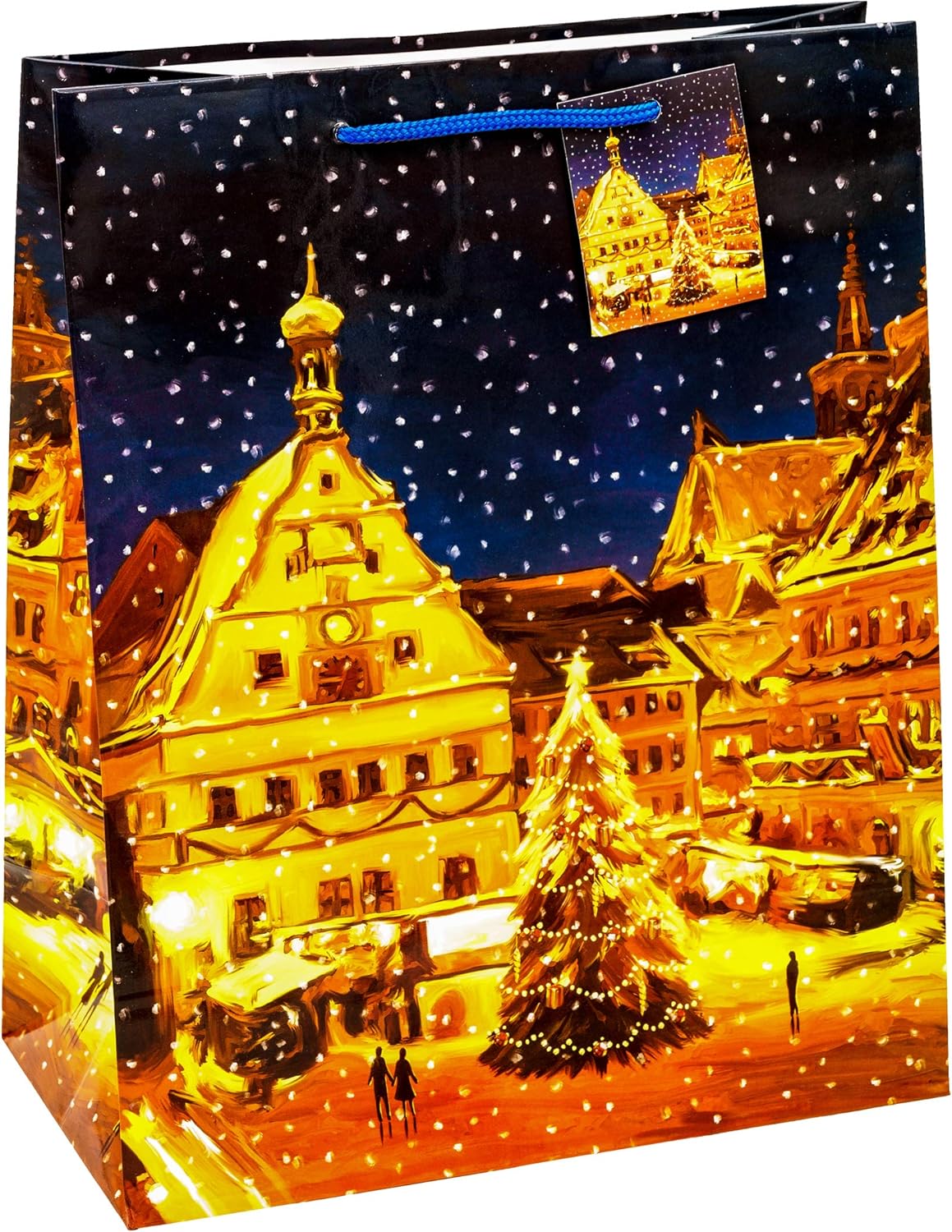 TSI 84317 Gift Bags Christmas No 7, Pack of 12, Size: Large (10 x 5.5 x 12.5 inch), Motif Christmas series 7, 1 count (Pack of 12) - Image 5