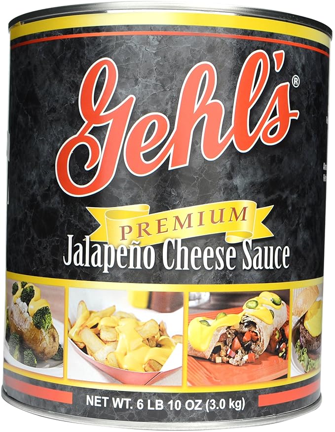 Gehl's Premium Jalapeno Cheese Sauce, 106Ounce Gourmet