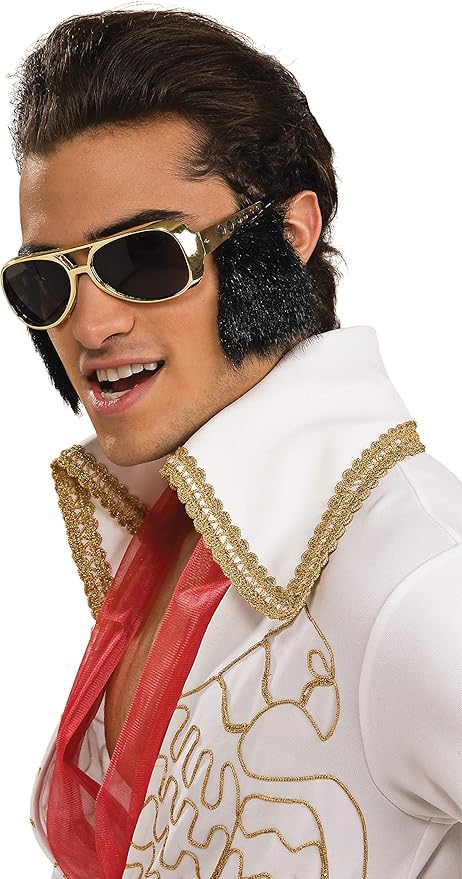 elvis glasses with sideburns