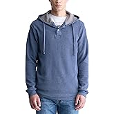 Buffalo David Bitton mens Long Sleeve Waffle Hoodie