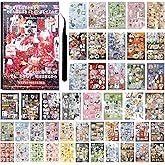 800Pcs Cute Scrapbook Stickers Travel Japanese Sticker Book for Adult Kawaii Korean Stickers for Journaling Heisei Retro Aesthetic Sticker Manga Style Decor for DIY Crafts Junk Journal Gifts Subway