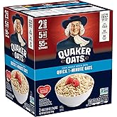 Quaker Quick 1-Minute Oatmeal, Non GMO Project Verified, 2.5 Pound (Pack of 2)